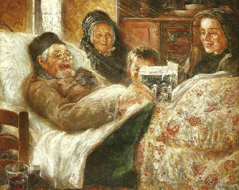 Ernst Josephson La joic de vivre Norge oil painting art